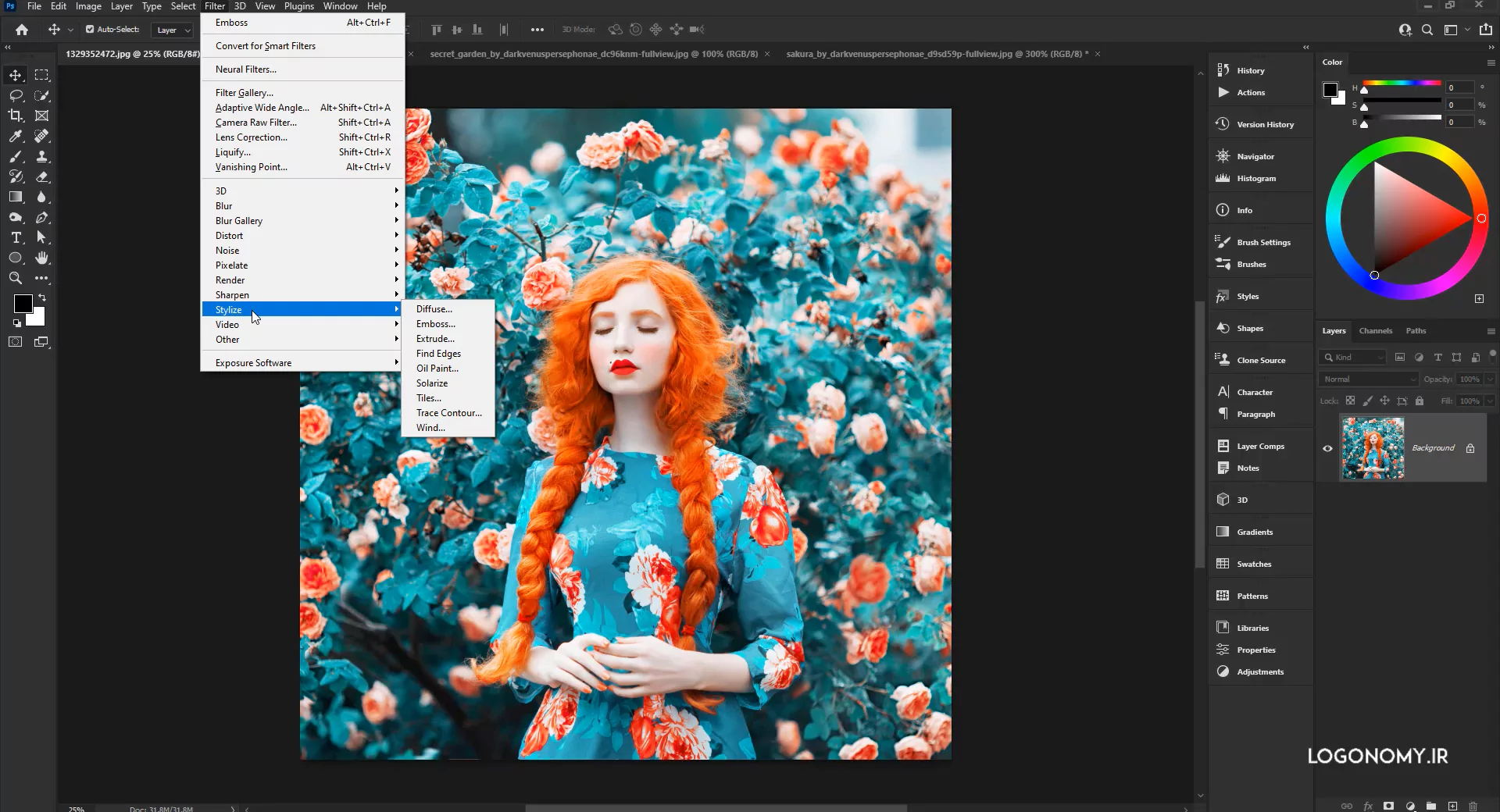 مجموعه فیلترهای Stylize