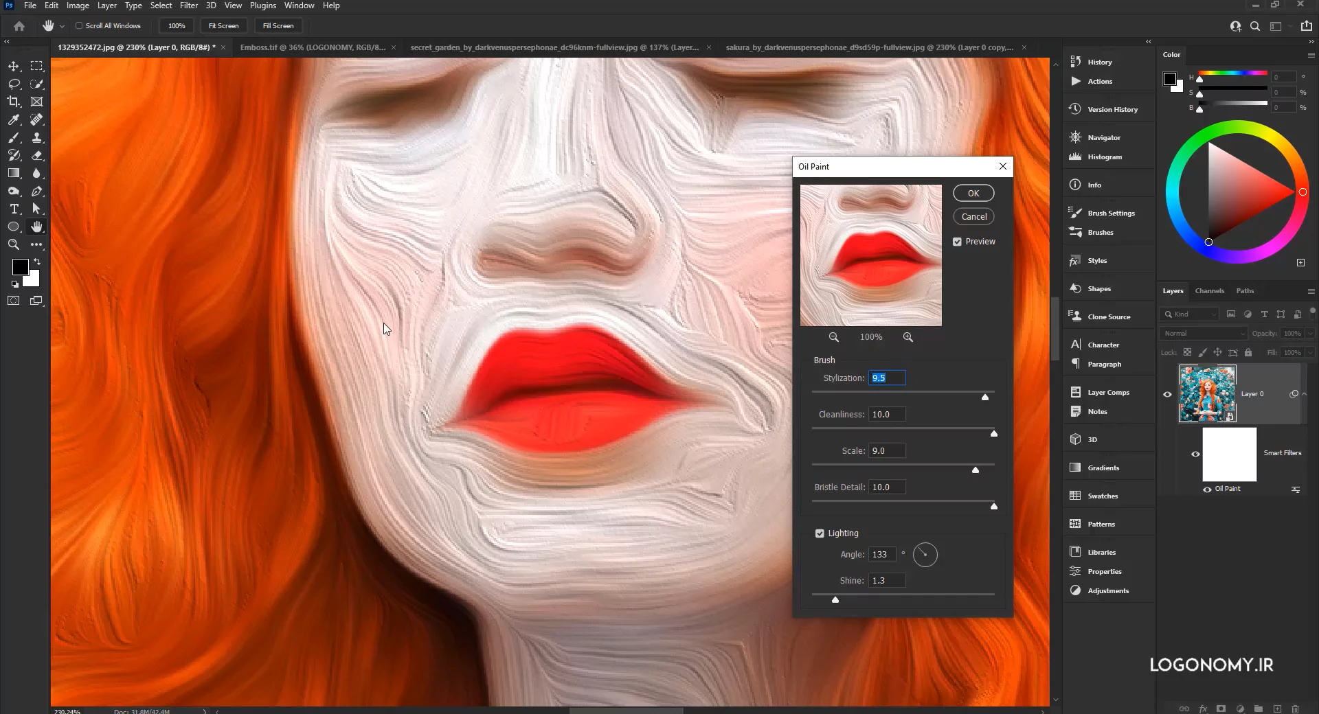 مجموعه فیلترهای Stylize